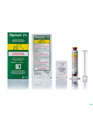Diprivan 2% ser inj 1000mg/50ml