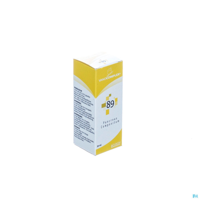 Vanocomplex n89 pancreas    gutt 20ml unda