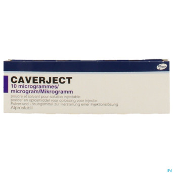 Caverject pulv lyoph 1x10ug ser inj