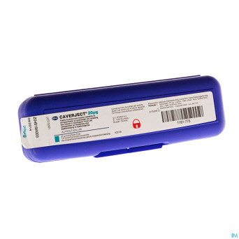 Caverject pulv lyoph 1x20ug ser inj
