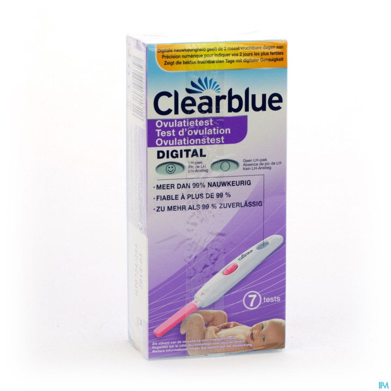 Clearblue dot digital ovulation test 7