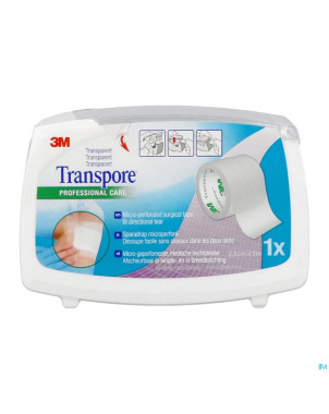 Transpore n/deroul   25mmx5m 1527p-1sd