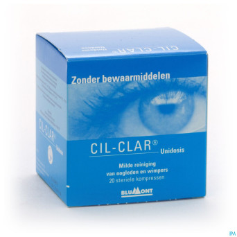 Cil-clar hygiene paupiere cp unidose 20
