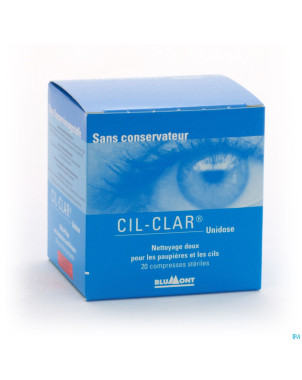 Cil-clar hygiene paupiere cp unidose 20