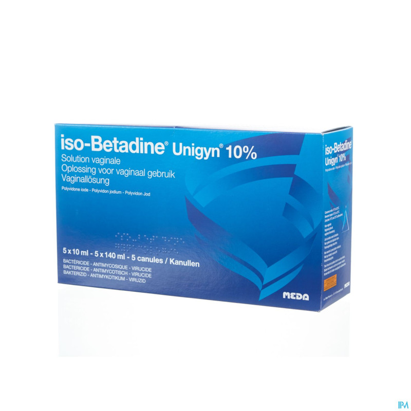 Iso betadine unigyn 5monodos+5canul