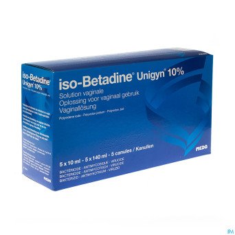 Iso betadine unigyn 5monodos+5canul