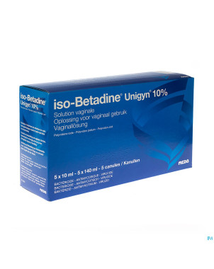 Iso betadine unigyn 5monodos+5canul