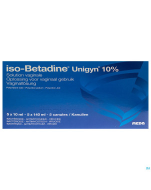 Iso betadine unigyn 5monodos+5canul