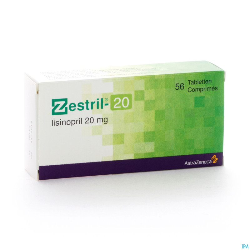 Zestril 20 comp 56x20mg