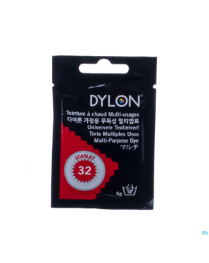 Dylon color.32 scarlet chaud