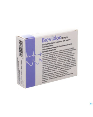 Brevibloc vial 5 x 100 mg 10 ml