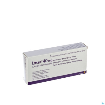 Losec iv vial perf iv 5 x 40 mg