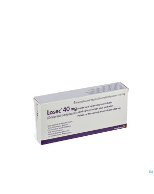 Losec iv vial perf iv 5 x 40 mg