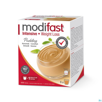 Modifast intensive pudding caramel    sach 9