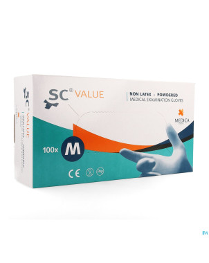 Sensicare gants chirurg. stretchvinyl  m 100