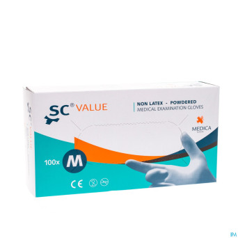 Sensicare gants chirurg. stretchvinyl  m 100