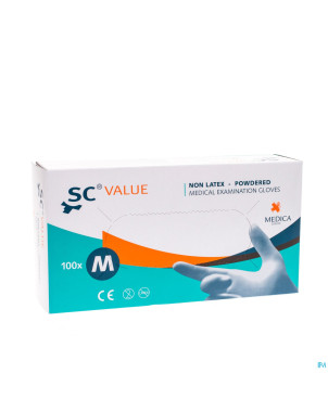 Sensicare gants chirurg. stretchvinyl  m 100