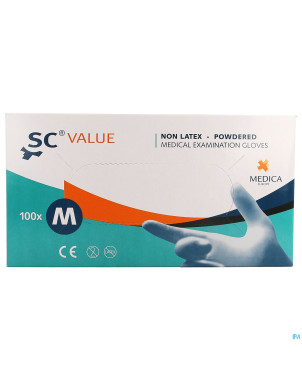 Sensicare gants chirurg. stretchvinyl  m 100