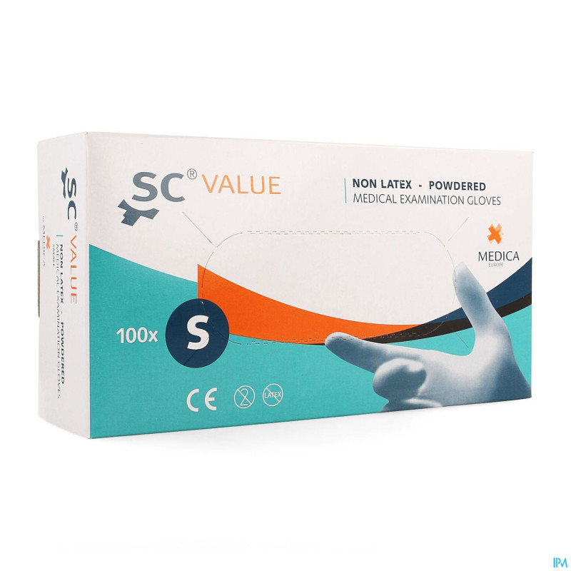 Sensicare gants chirurg. stretchvinyl  s 100