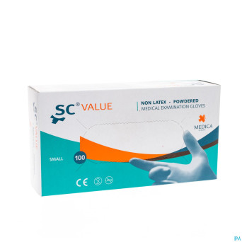 Sensicare gants chirurg. stretchvinyl  s 100