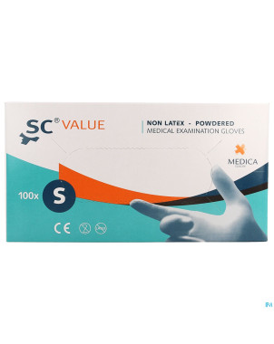 Sensicare gants chirurg. stretchvinyl  s 100
