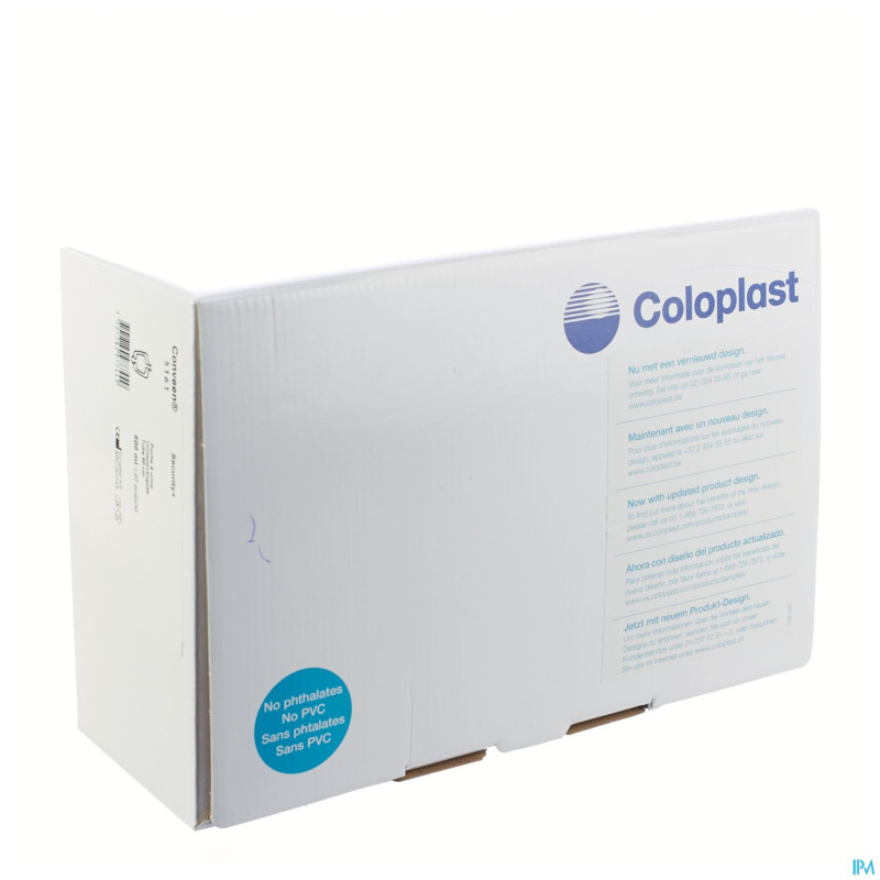 Conveen security plus poches jambe 500ml 20 5161