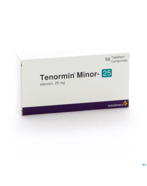 Tenormin minor 25 tabl 56x25mg