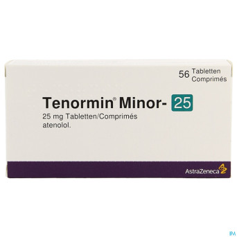 Tenormin minor 25 tabl 56x25mg