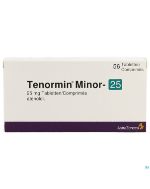 Tenormin minor 25 tabl 56x25mg