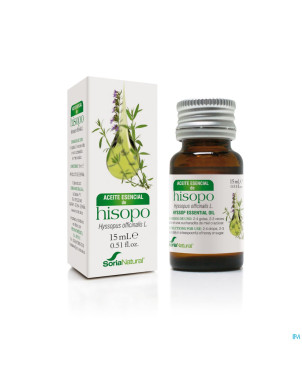 Soria hyssopus officinalis    huile ess 15ml