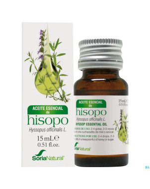 Soria hyssopus officinalis    huile ess 15ml