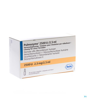 Pulmozyme amp neb 30x2,5mg/2,5ml