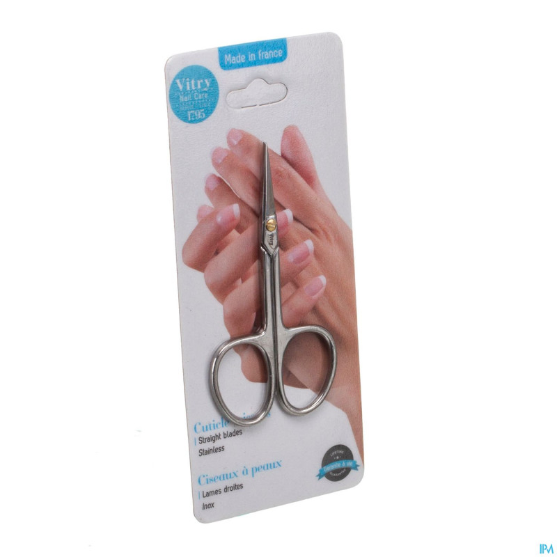 Vitry classic ciseaux peaux droit inox    1009