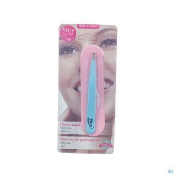 Vitry classic pince epil prof ronde inox    1024