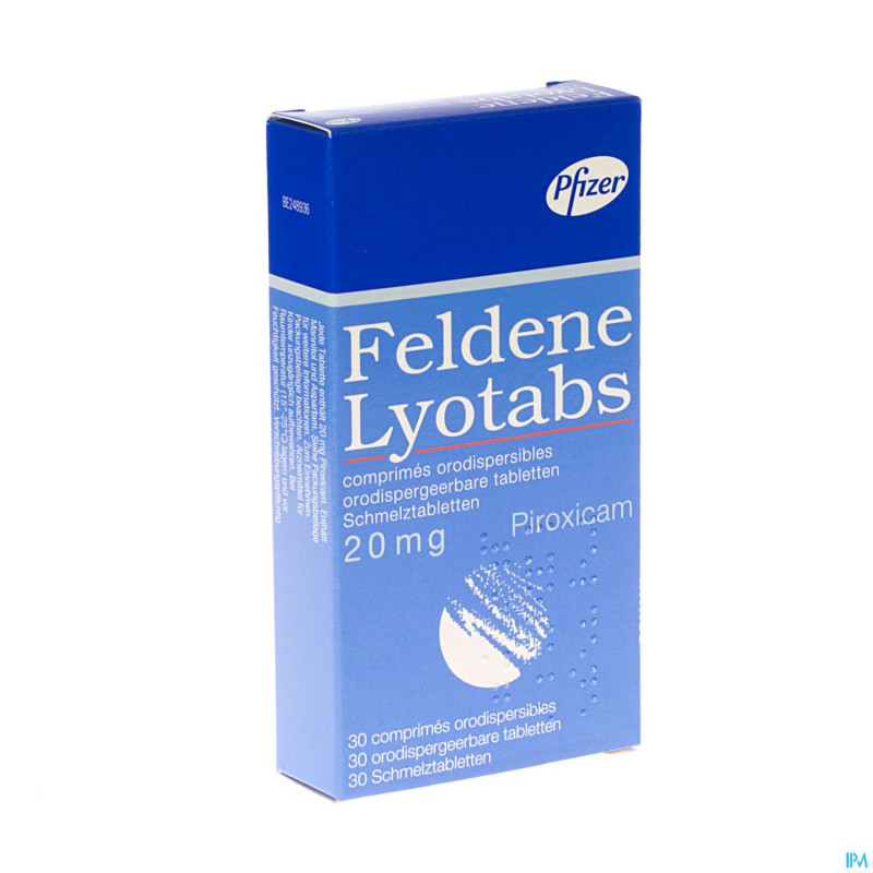 Feldene lyotabs 30x20mg