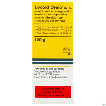 Locoid crelo 0,1% emuls 100ml 1mg/g