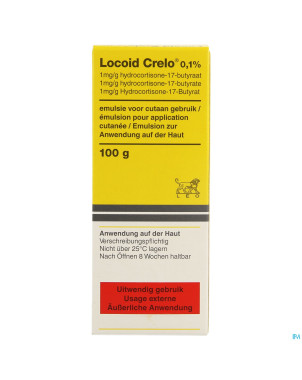 Locoid crelo 0,1% emuls 100ml 1mg/g
