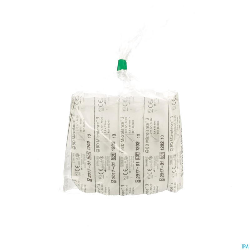 Bd microlance 3 aig.27g 3/4 rb 0,4x19mm gris    1