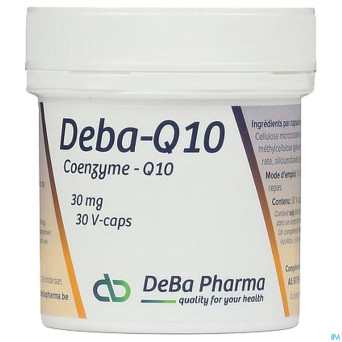 Coenzyme q10    caps  30x30mg    deba