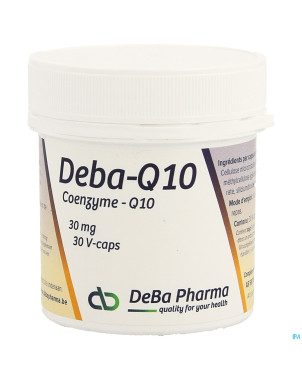 Coenzyme q10    caps  30x30mg    deba
