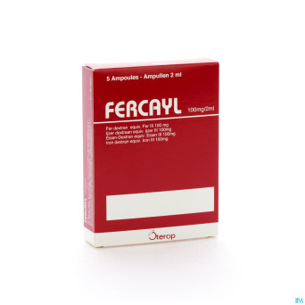 Fercayl amp inj   5 100mg/2ml