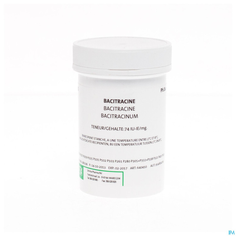Bacitracine ph.eur 50000ie    5g certa
