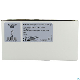 Coloplast poche vidable 1p maxi 500ml  10 2220