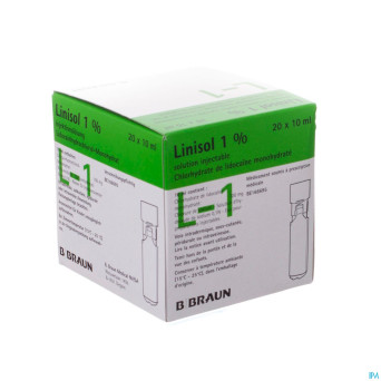 Mini plasco linisol 1% 100mg/10ml