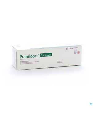 Pulmicort susp pour neb. 0,25mg/ml 20x2ml