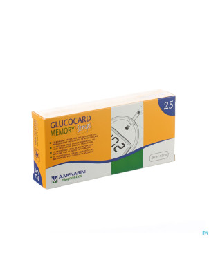 Glucocard memory strips    25 28349