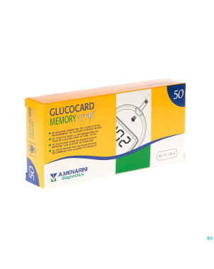 Glucocard memory strips    50 28350