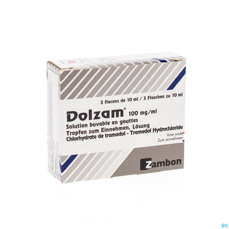 Dolzam gutt 3 x 10ml 100mg/ml