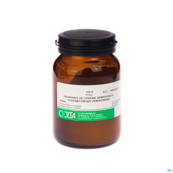Codeine phosphate ph.eur pdr    100g certa