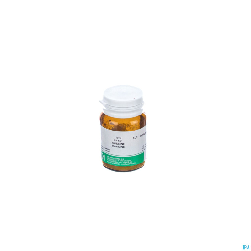 Codeine base ph.eur pdr    10g certa